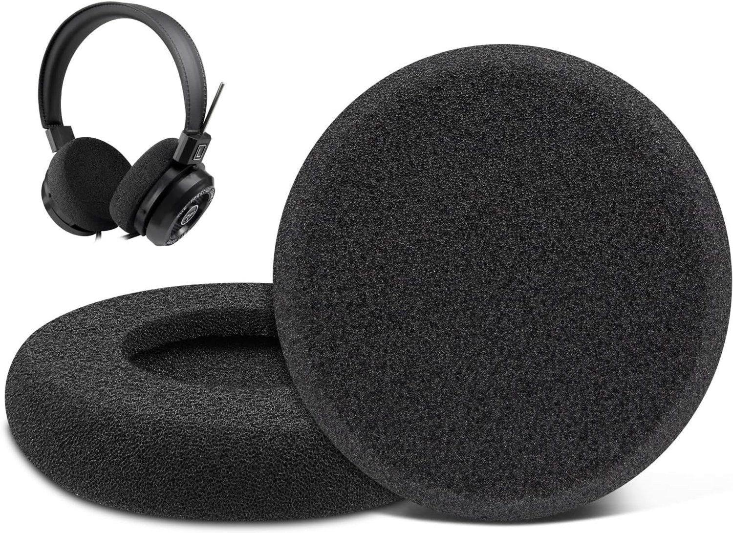 Comfortabele Oorkussens voor Grado SR60, SR80 en SR125 - Zwart, Verhoog Geluidskwaliteit en Draagcomfort