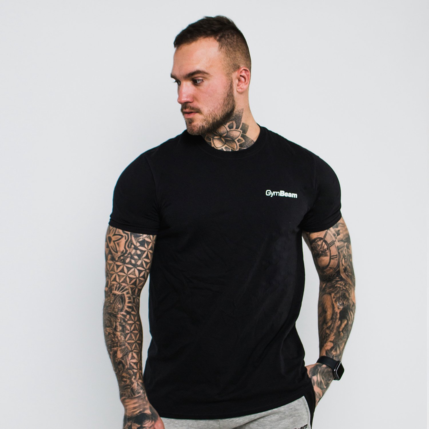 GymBeam Basic T-shirt Zwart M