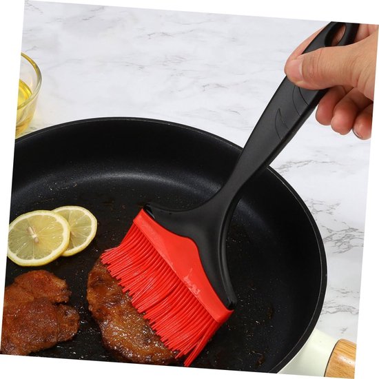 3 Stuks Siliconen Bbq Oliekwast Brede Kop Hoge Temperatuurbestendig Keuken Oliekwast Voor Grillen Bakken Eenvoudig Te Reinigen Veelzijdig Voor Vlees Gebak — afbeelding 2