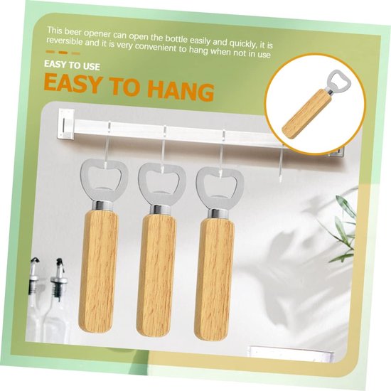 10 Stuks Flesopener Met Houten Handvat Bier Dop Opener Beste Man Voorstel Bruidsjonkers Sokken Metalen Bieropener Bruidsjonkers Voorstel Wijn Mens Hulpmiddel Roestvrij Staal — afbeelding 2