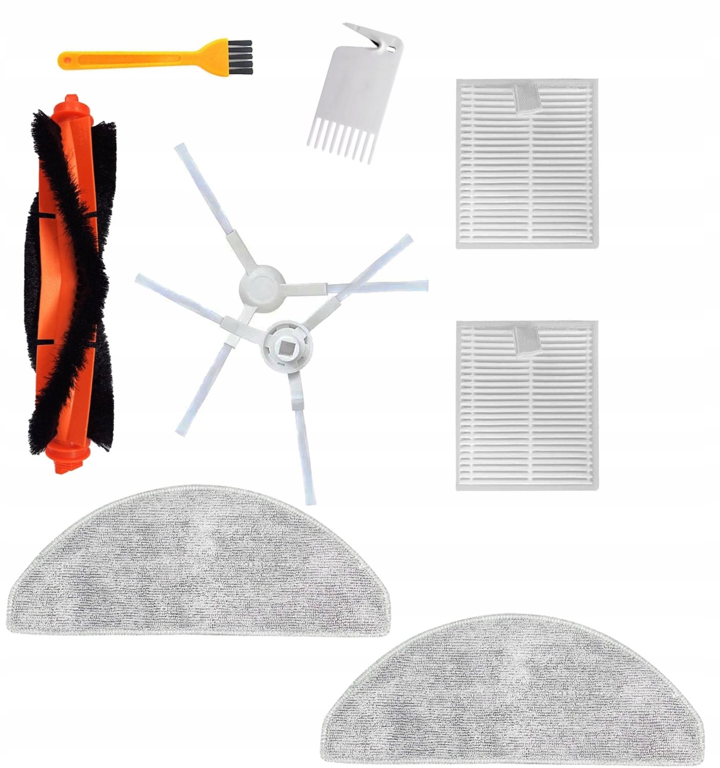 Accessoireset voor Xiaomi Robot Vacuum E10/E12: Filters, Borstels, Mops