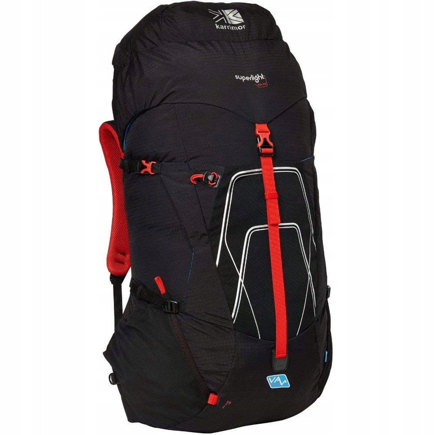 Karrimor SUPERLIGHT Rugzak 41-60L - Zwart