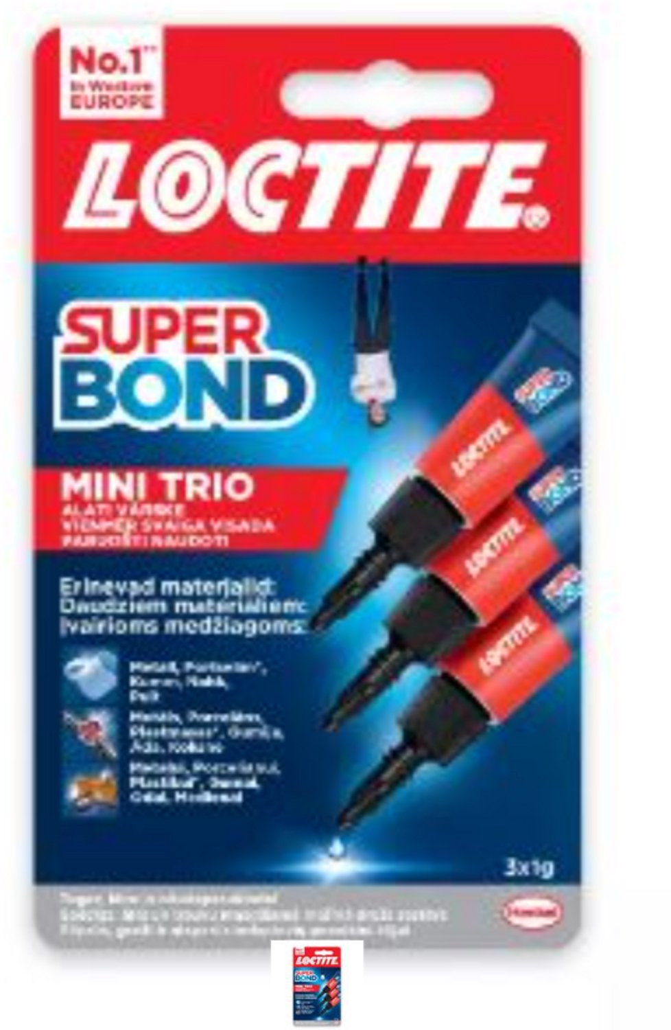 LOCTITE Super Bond Mini Trio