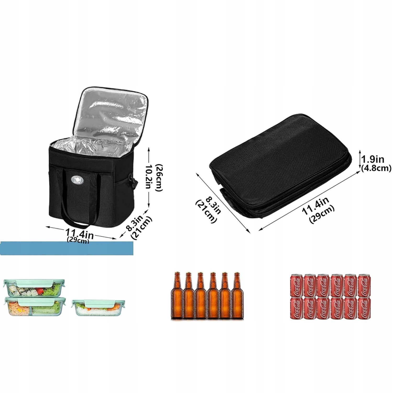 Merkloze 16L Thermische Lunchtas - Isolatie & Draagbaar