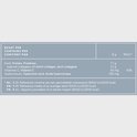 Voedingswaarde per portie: 7.1g eiwit, 7.1g collageen, 50mg Vitamine C, 100mg hyaluronzuur.