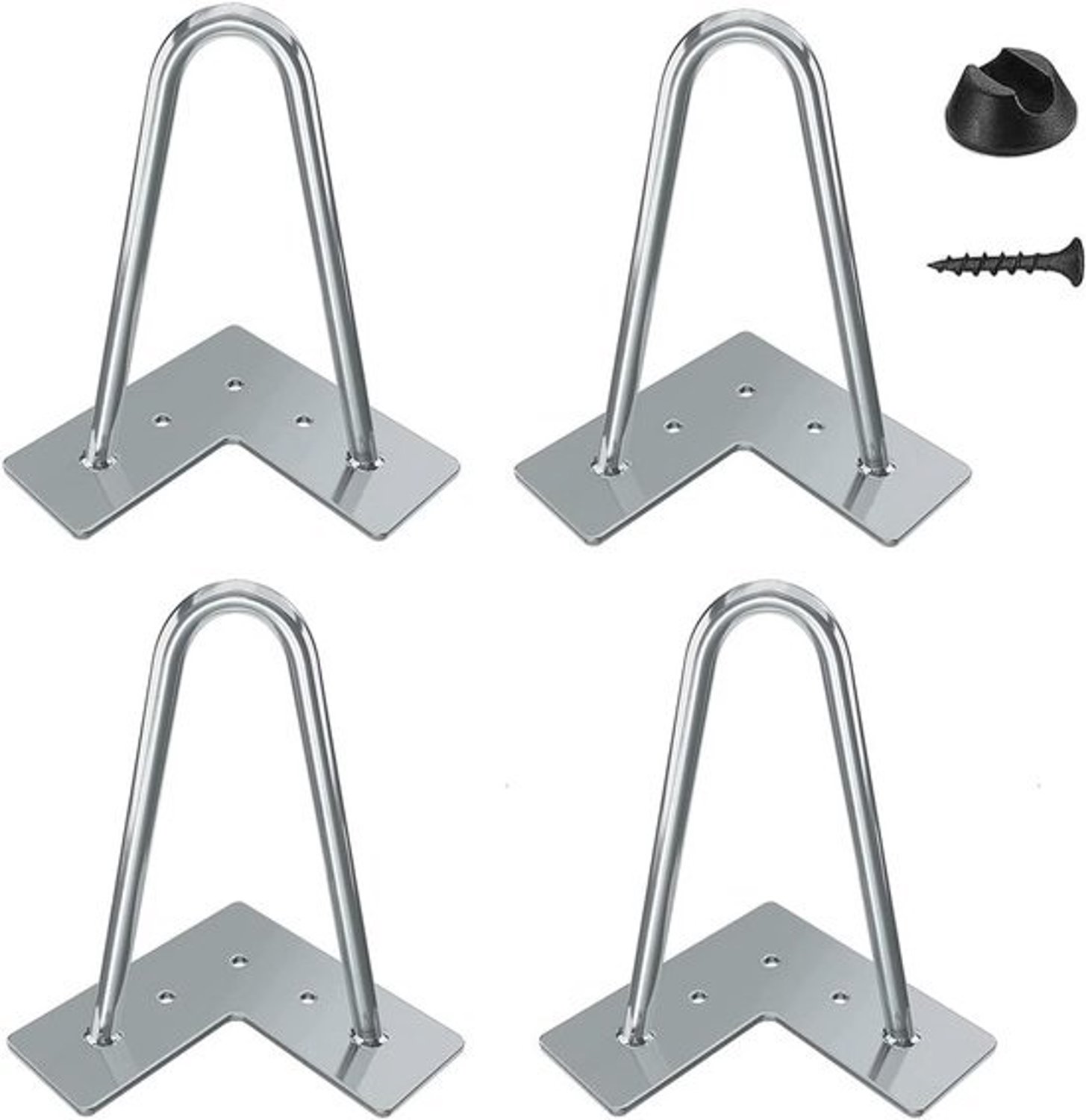 Set van 4 tafelpoten - Hairpinpoten voor een robuuste stalen tafel