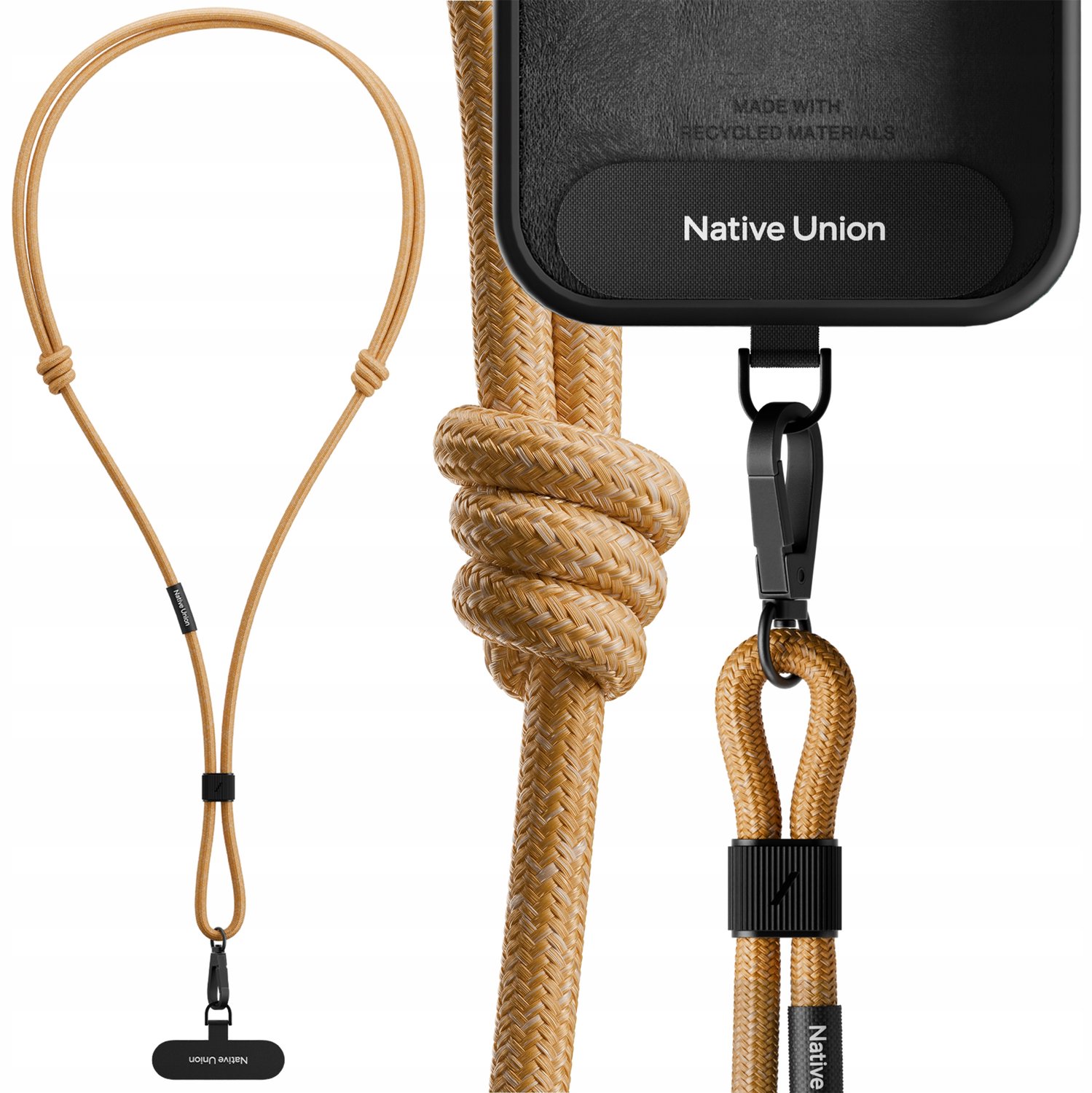 Native Union City Sling Telefoonhoesje met Nekband - Kraft