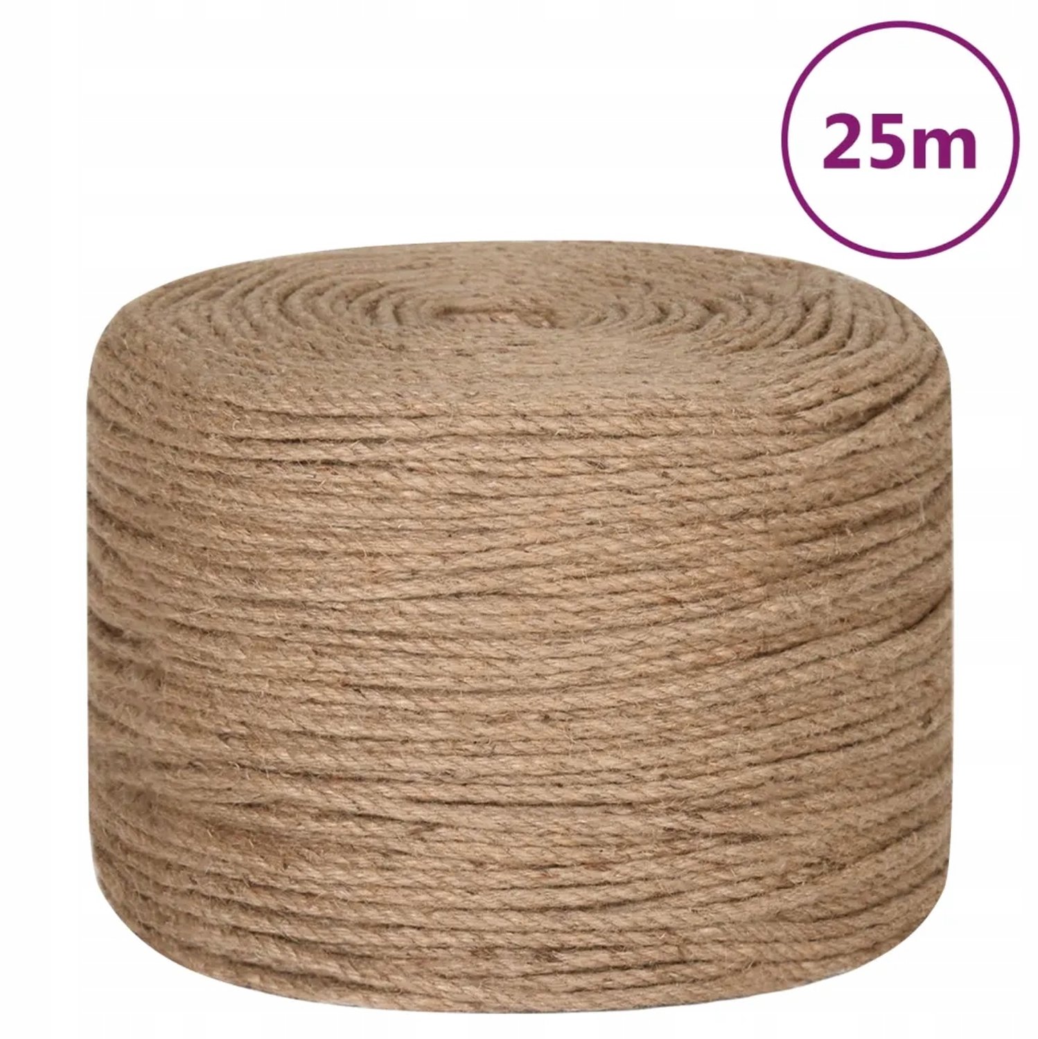 Natuurlijk Jute Touw - 25m x 6mm - Veelzijdig & Duurzaam