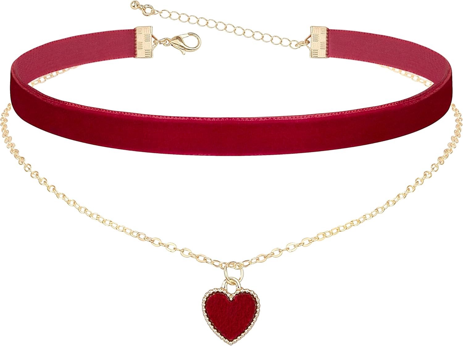 Gelaagde Verstelbare Choker Kraag voor Dames - Gothic Stijl Ketting voor Meisjes en Modeaccessoires