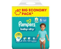 Pampers Baby-Dry Maat 5 Luiers (11-16kg) - 54 stuks - Big Pack