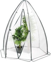 Famanu - Foliekas - Bescherming van planten tegen kou en weer - Weerbestendig kunststof - Wit 1 stuks