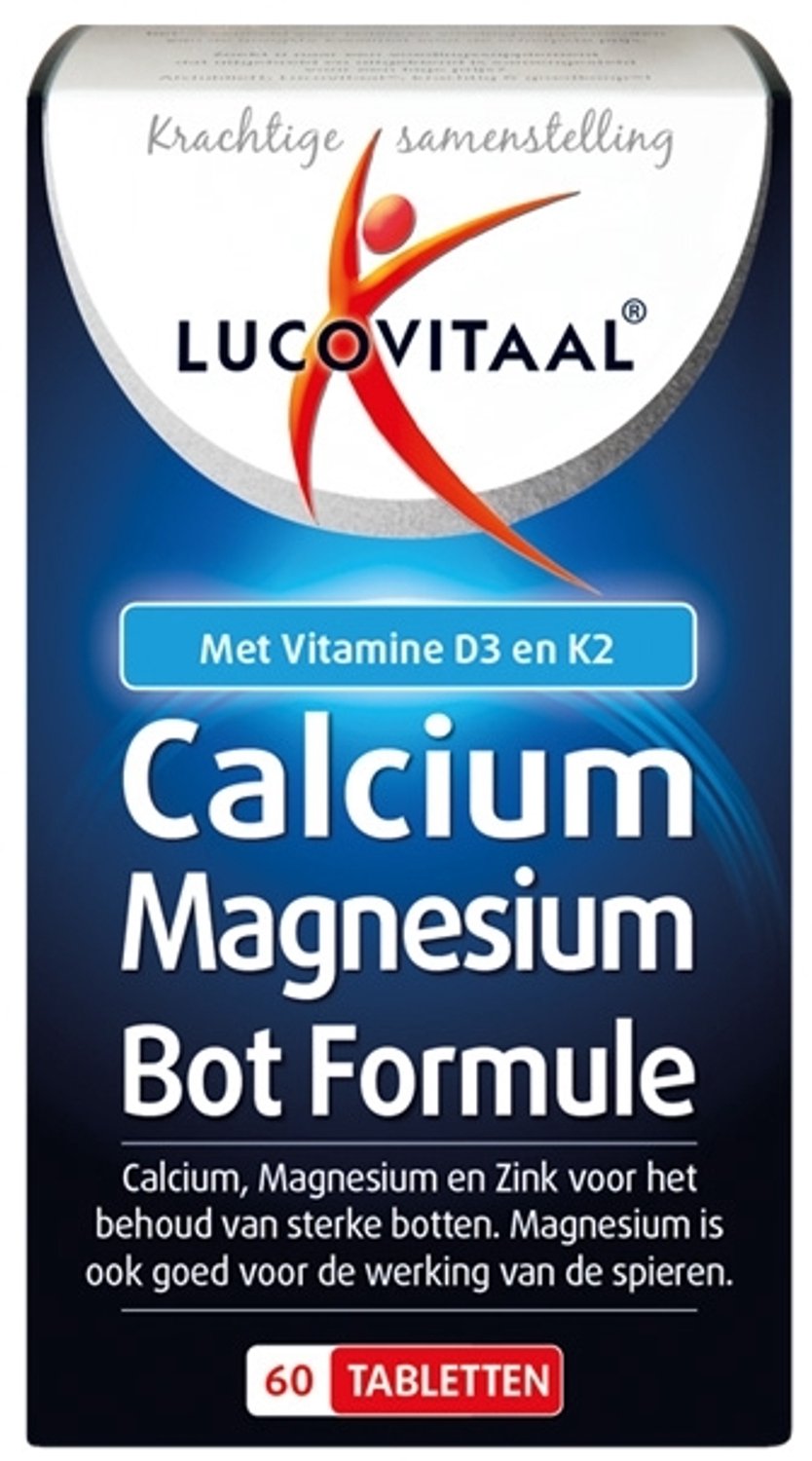 Lucovitaal Calcium Magnesium Bot Formule 60 tabletten
