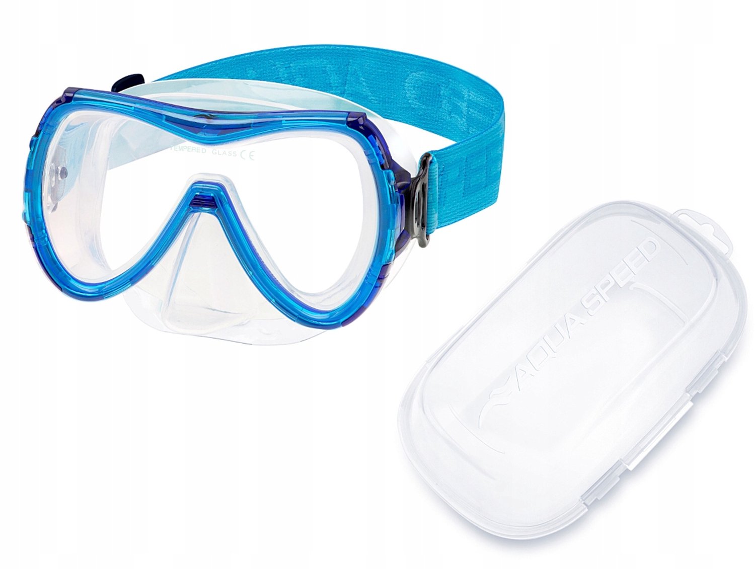Aqua Speed Alize FS Kinder Duikmasker - Blauw