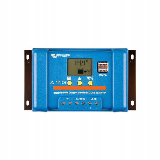 Victron BlueSolar PWM-LCD&USB 12/24V-10A van Victron — afbeelding 4