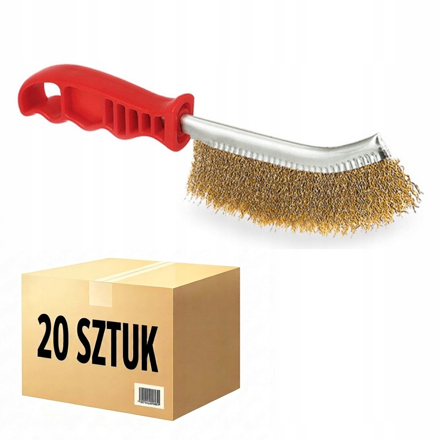Messing Draadborstel Handmatig - 20 Stuks - Voor Metaal & Velgen