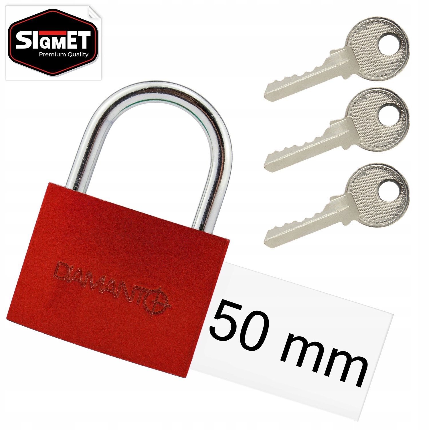 Gietijzeren beugelslot 50mm - Ideaal voor sportscholen en meer