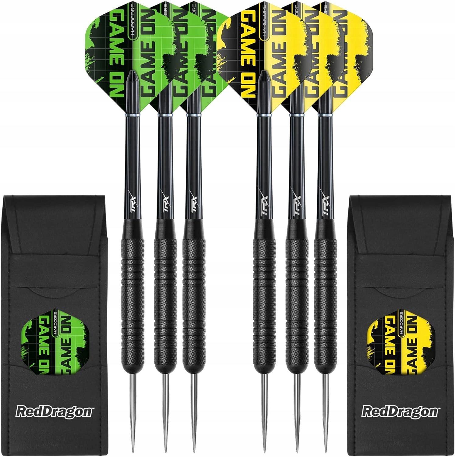 Dartpijlen Set 19 Delig - 6x 20g Staal, Nylon Shafts