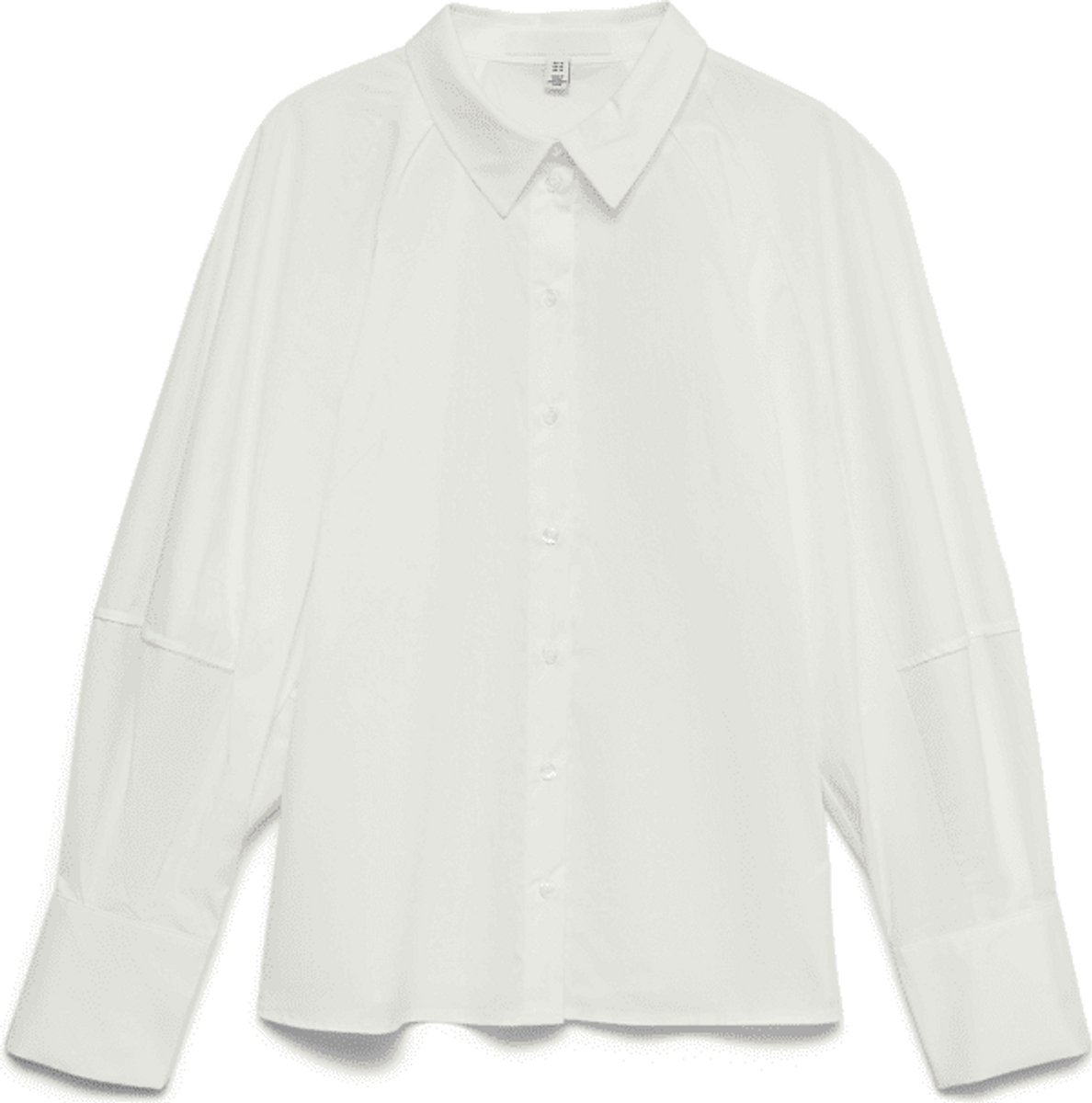 Vero Moda Vm Joy L Hirt White | Wit | Maat: S