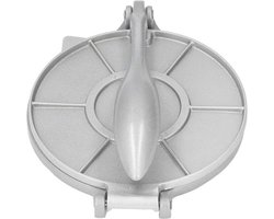 Omabeta Aluminium Tortillapers Duurzame Roestbestendige 7,7 Inch Quesadilla Maker voor Thuispastawinkels, Zilver