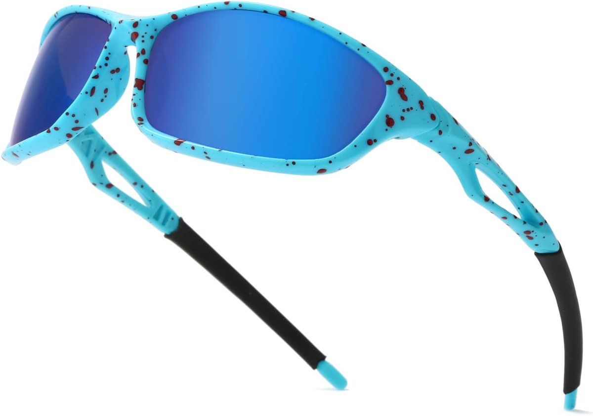 Keeper Sportzonnebril voor heren en dames, gepolariseerde zonnebril, fietsbril, sportbril, zonnebril, outdoor, UV400-bescherming