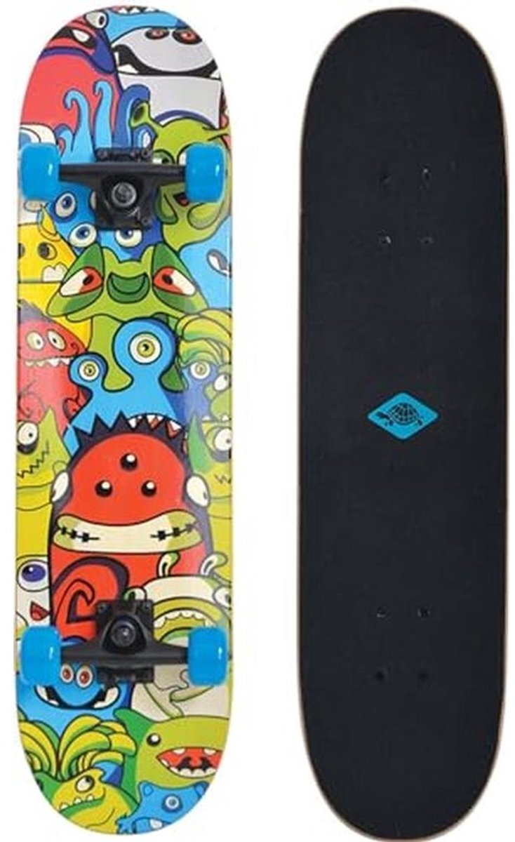 Skateboard 31″ met Concave Deck en Dubbel Kick voor Beginners en Vrijetijdsskaters
