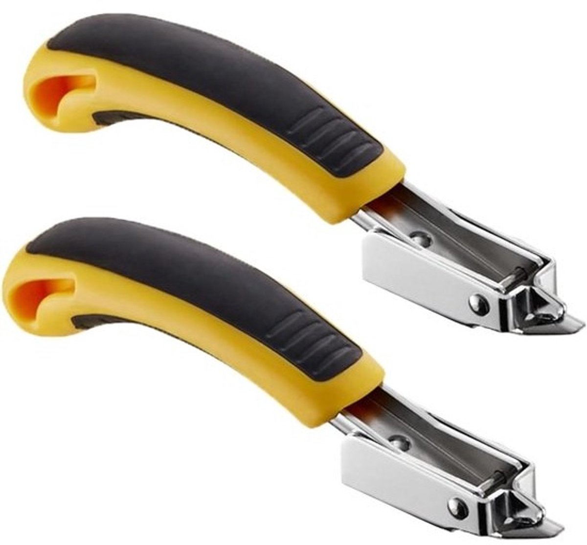 Niet Verwijderaar - Nietjes Trekker - Documenten Organiseren - Ergonomische Handgreep - 2 Stuks - Grijs
