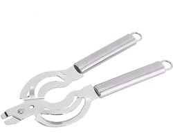 Dailygoods- Potopener met verstelbare grip - Ergonomisch ontwerp - Zaagtanden voor stevige grip - Geschikt voor ouderen - Makkelijk op te bergen - Onm