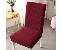 Ulisem - Hoge Rug Stoelhoes Eetkamer - Stretch Elastische Hoes - Volledige Bescherming - Wasbaar - Universeel Voor Eetkamerstoelen - Feestzaal Restaurants Thuis - Khaki