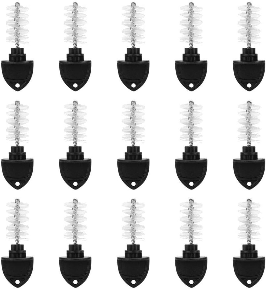 Dailygoods- Kraanreiniger 15-delig - Nylon Reinigingsborstelset - Duurzaam Materiaal - Corrosiebestendig - Geschikt voor Bierkranen - Hoge Temperatuur