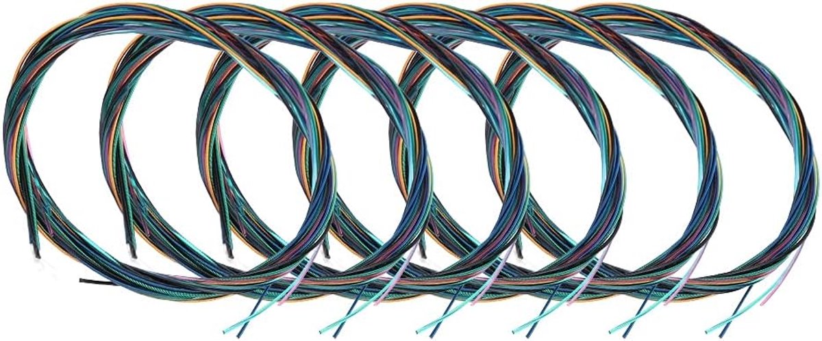 Gekleurde Nylon Gitaarsnaren, Individueel Plastic Pakket voor Instrumentliefhebbers Performance Professionals Gitaar