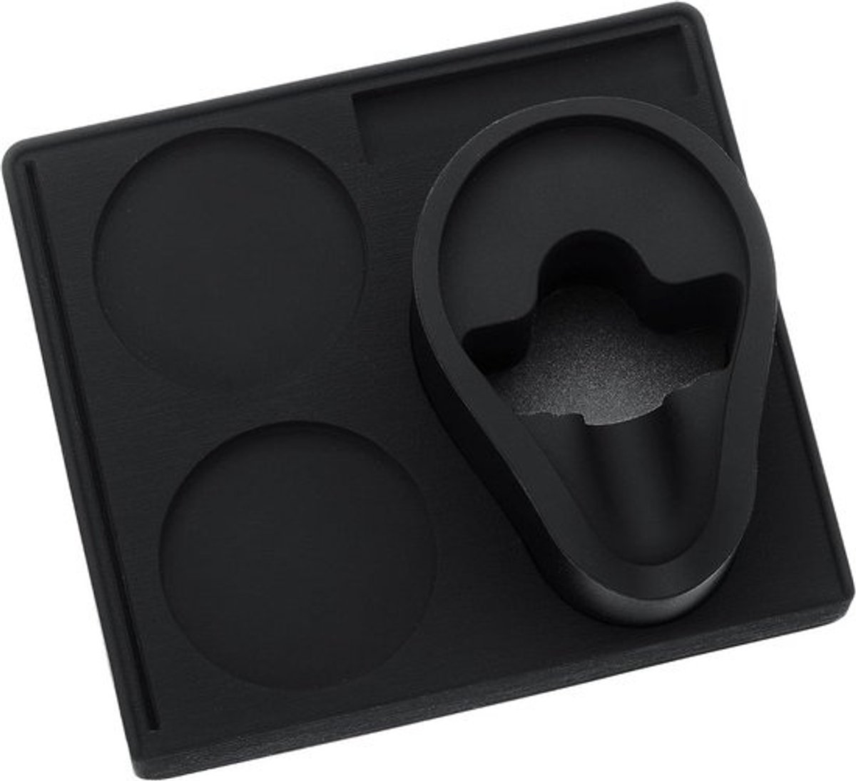 Aanstampstation Koffie - Barista Hoek - Espresso Bereiden - Veilige Anti-slip Werkplek - 58mm - Zwart