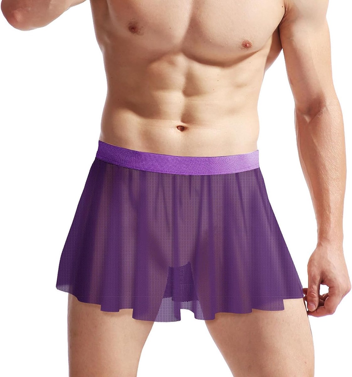 Sissy Rokken voor heren, sexy see through crossdressers, ondergoed, nachtclub, party, cosplay kostuum