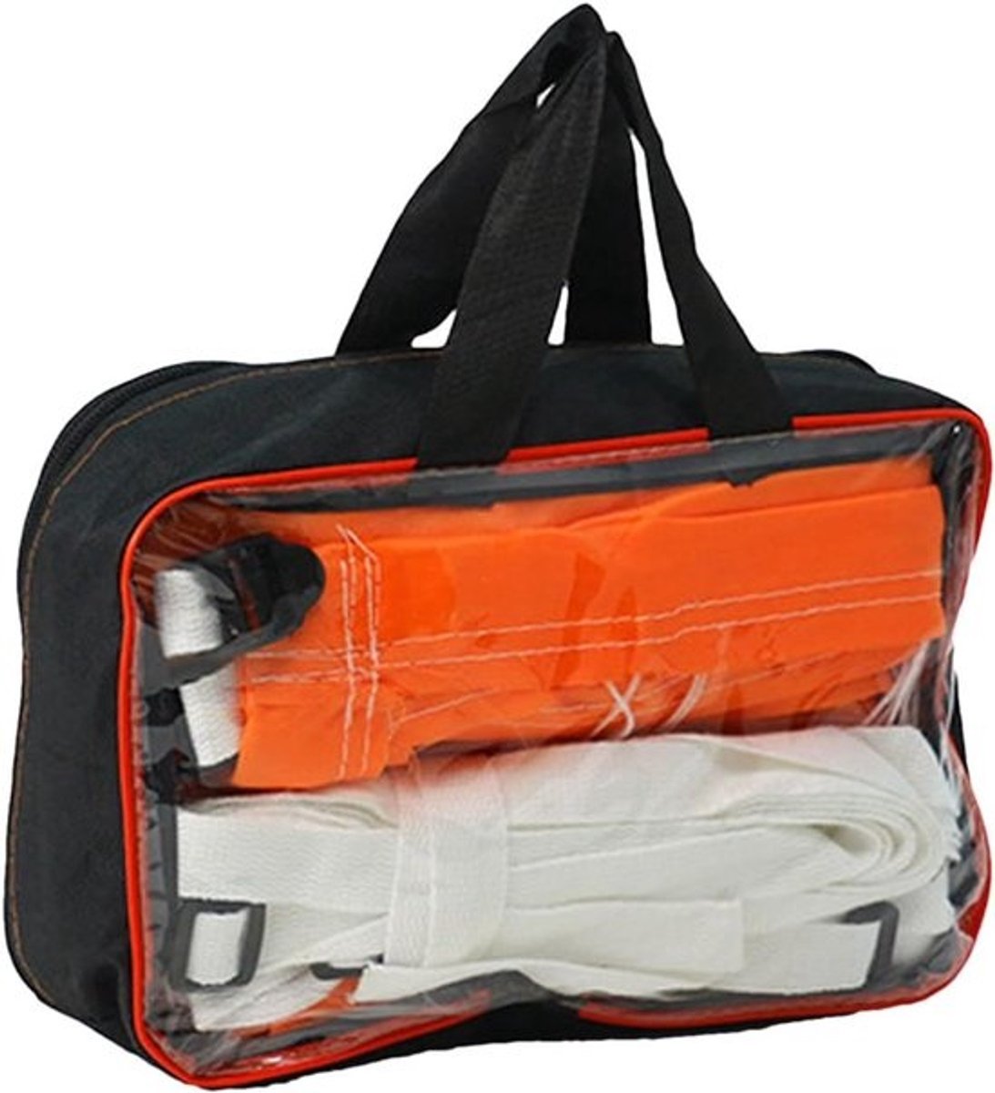 Zwembad Volleybalnet - Badminton Set - Watersport Plezier - Draagbaar met Tas - 4.6m x 0.9m - Blauw