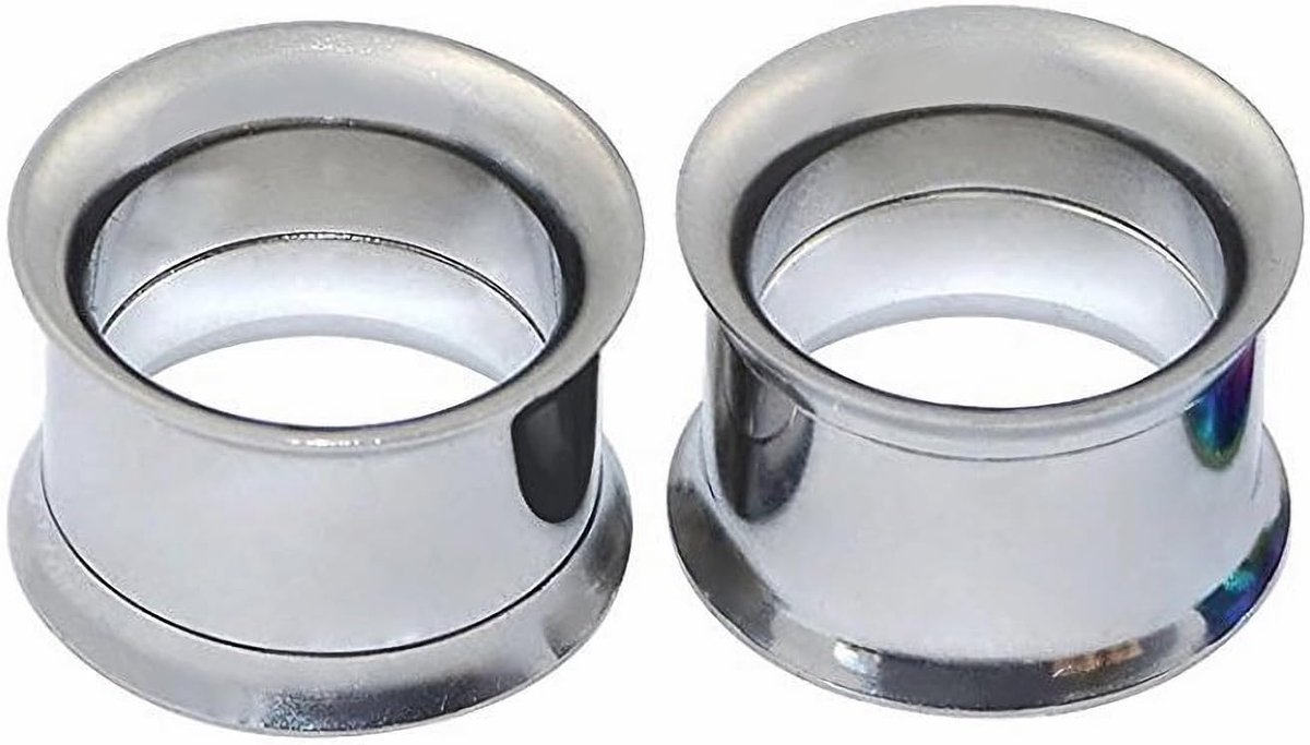 Goud Rose Goud 3 Paar 316L Rvs O Oor Meters Tunnels Oren Schroef Fit Body Piercing Sieraden