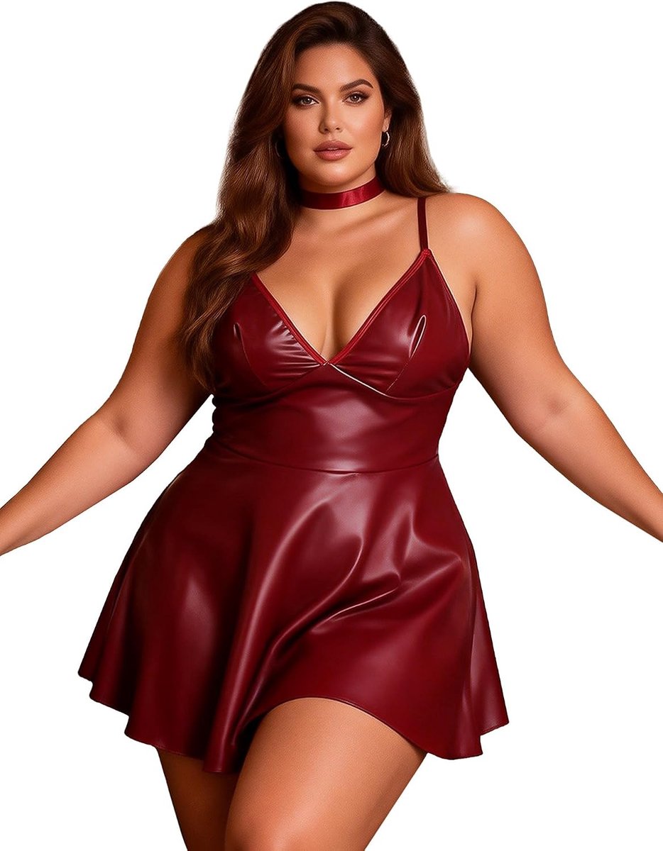 Jurk Voor Dames XS-4XL Babydoll Sexy Ondergoed Curvy