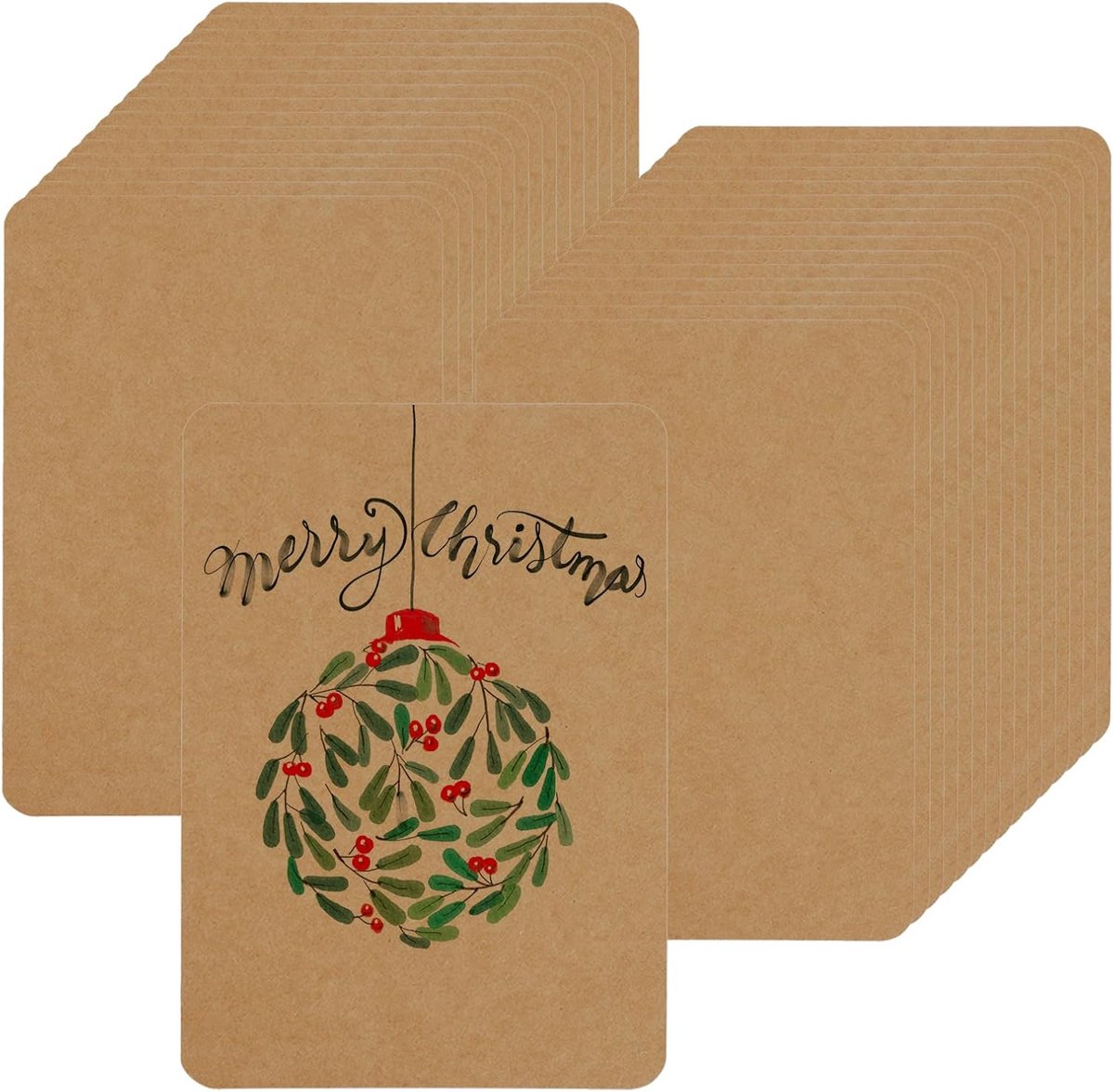 120 Stuks A6 Kraftpapieren Kaarten, 10,5 X 14,8 Cm 300 G/M² Blanco Ansichtkaarten, Wenskaarten, Blanco Kaarten Om Zelf Vorm Te Geven, Kraftkarton Voor Bruiloftsuitnodigingen, Bedankkaarten, Bruin