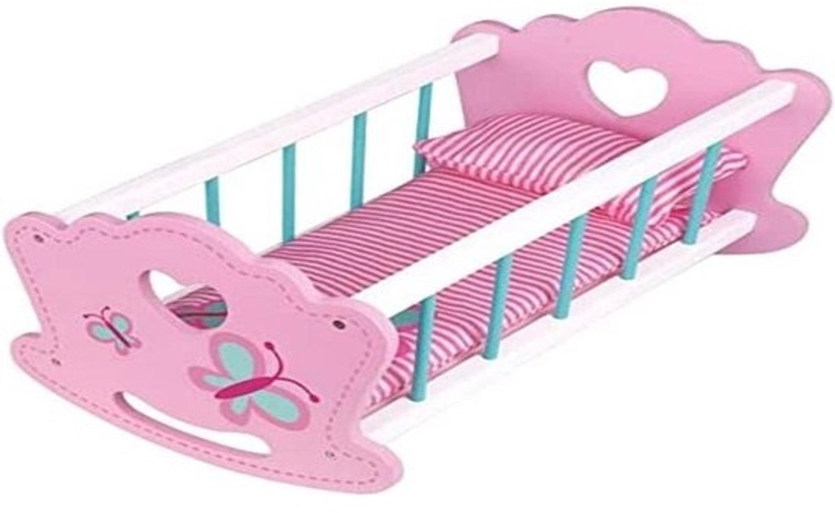 Wooden High Chair and Cradle Set red - AB Gee 921 TF306 EA