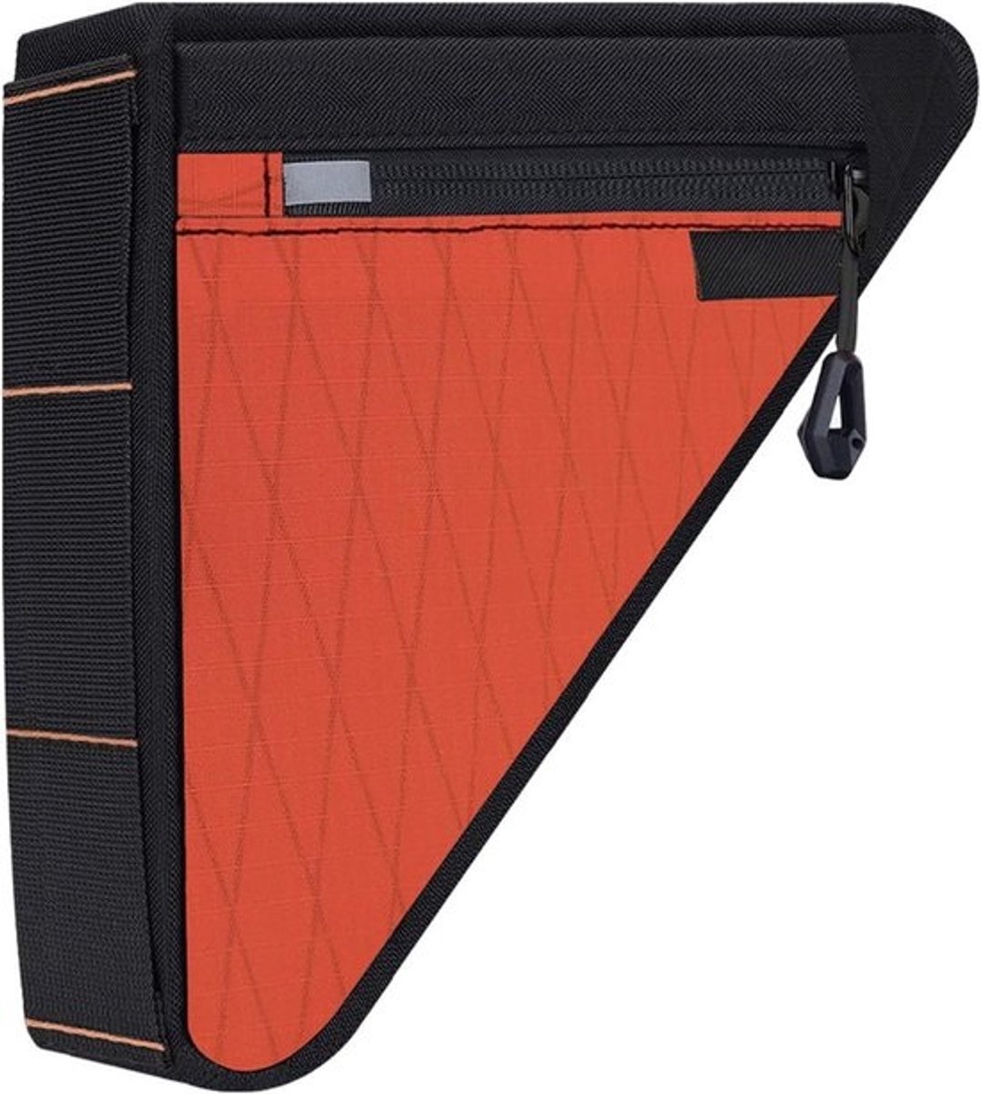 Fietsframe Opbergtas - Driehoekige Fietstas - Fietsen Organiseren - Regendicht Nylon - 1 Liter - Zwart