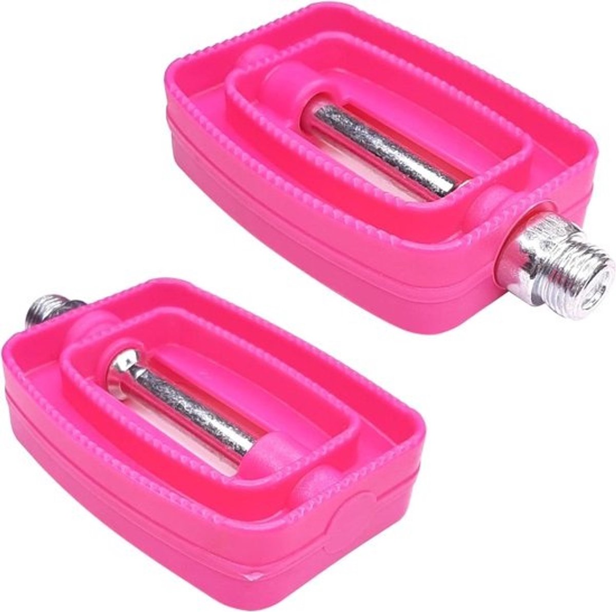 Kinderfietspedaal Paar - Junior Pedalen - Veilig Fietsen - Antislip Design - 60 x 80 mm - Roze