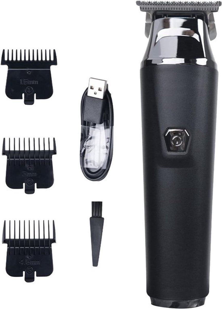 Haar Knipper - Precisie Trimmer - Persoonlijke Verzorging - Waterdicht LED Scherm - 180 Min Gebruik - Zwart