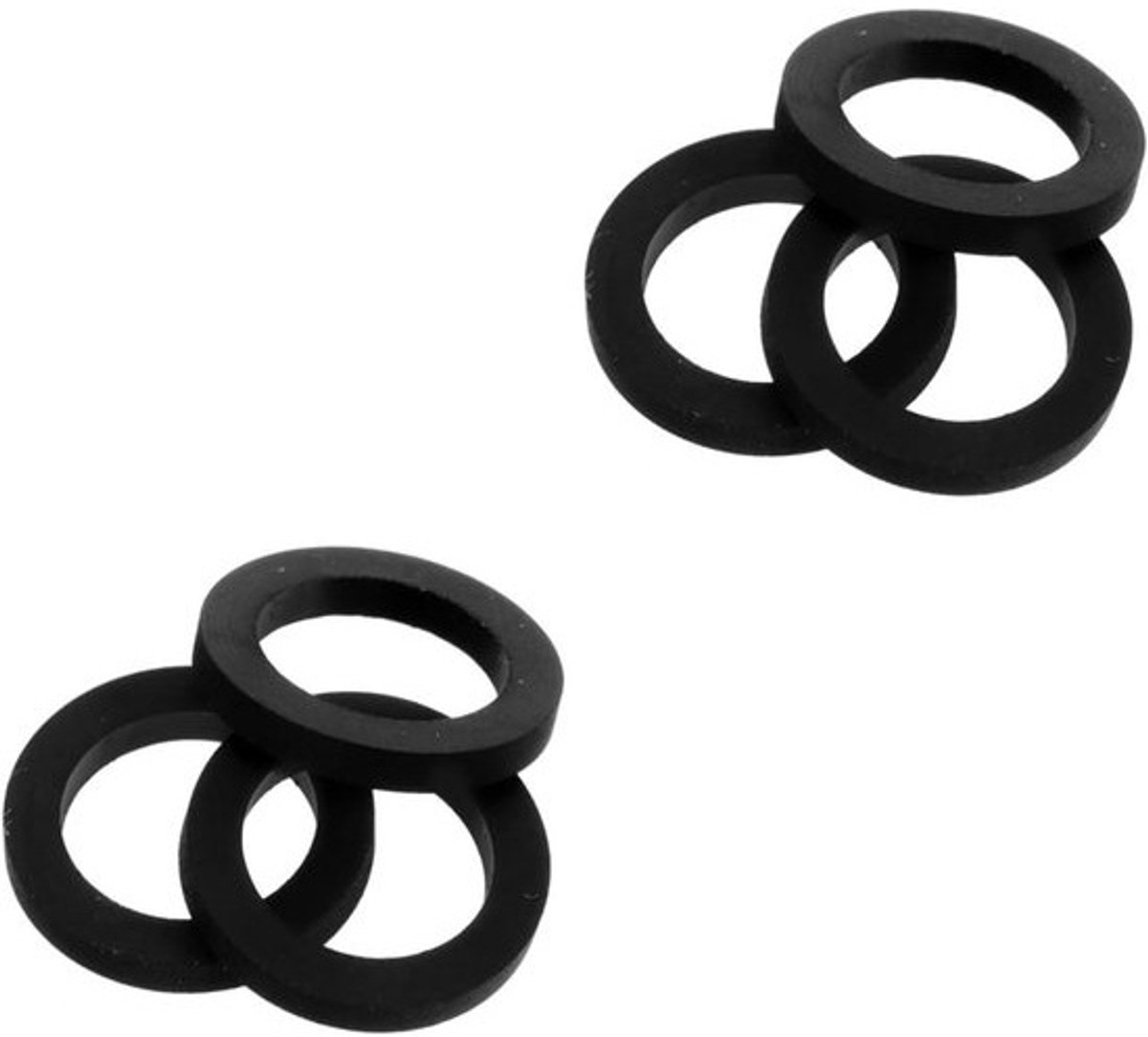 Aandrijfriemen Cassettebandjes - Reparatieriemen Speler - Muziek Afspelen - Hoge Sterkte Rubber - 6 Stuks - Zwart
