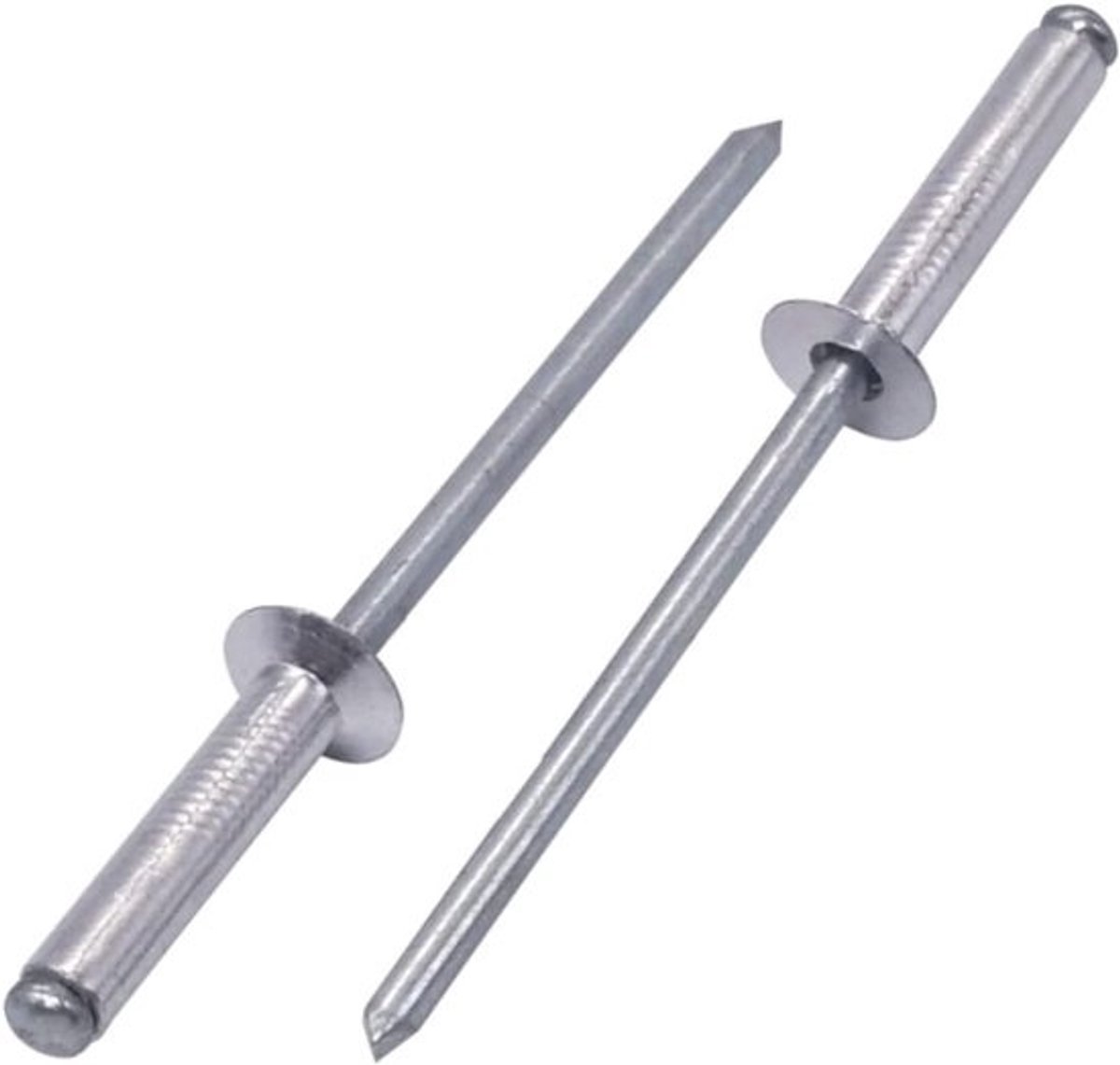 Aluminium Blindklinknagels 3 x 14 mm Set van 500 stuks met Stalen Kern