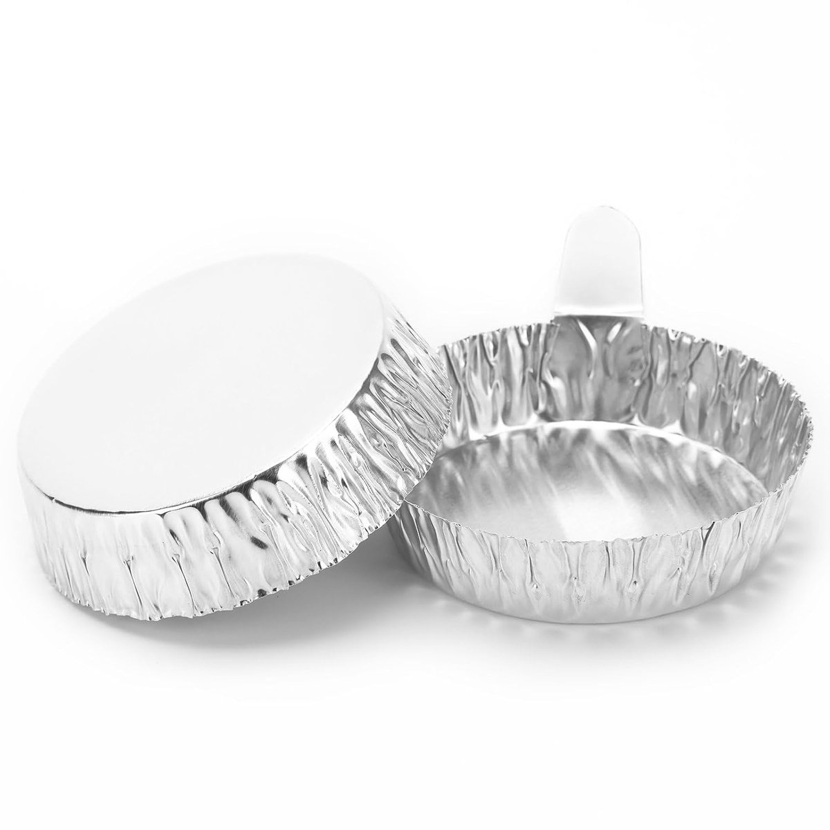 Aluminium Weegschalen met Handvatten, Laboratorium Vaststoffen Wegen en Monsters Behandelen, 100 Stuks, Medium