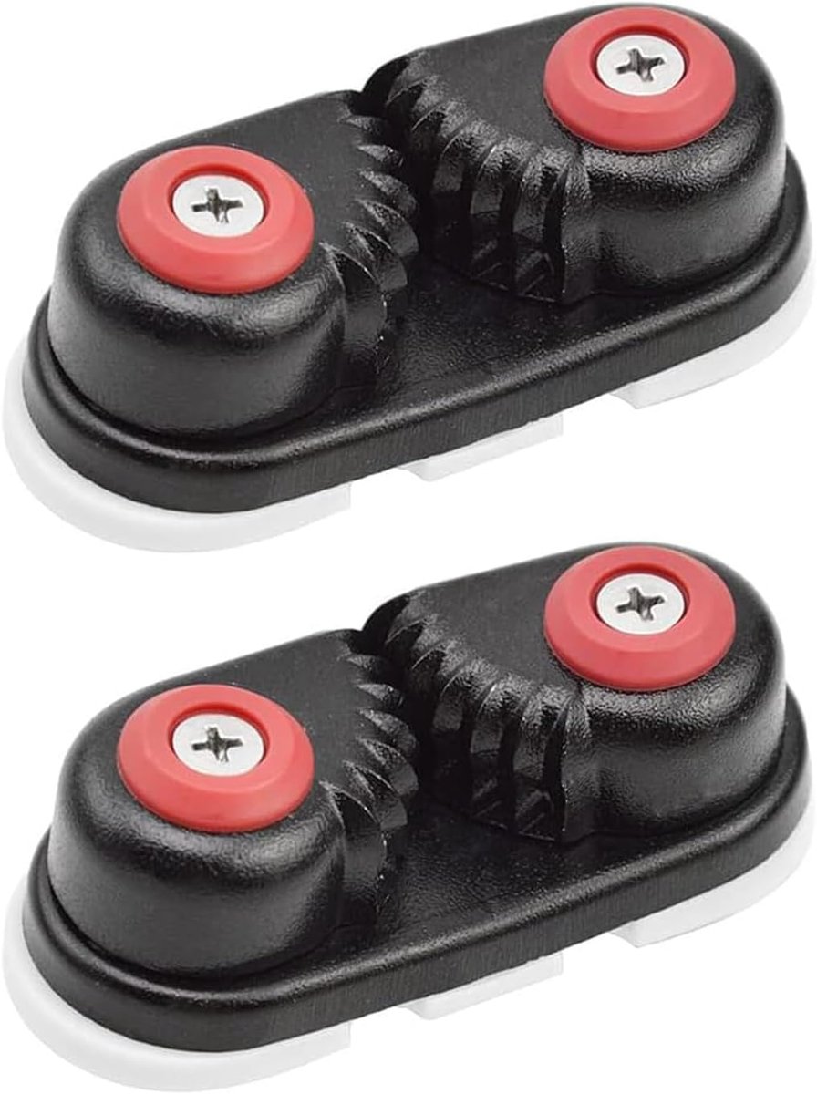2 stuks boot cam klem, aluminiumlegering snelle invoer cam klem voor zeilboot, zeilen, kajak, bootaccessoire