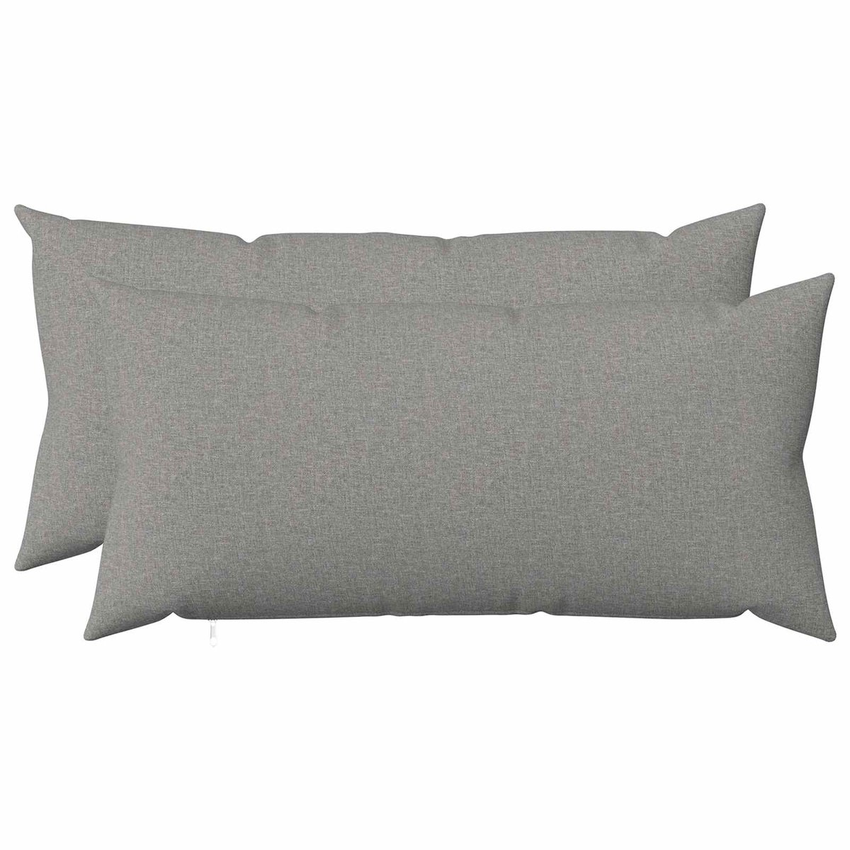 vidaXL Dekenkussen - 2 - st - HEERLEN - Wolkgrijs - 40 - x - 70 - cm - Stof Wolkengrijs
