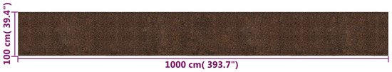 vidaXL - Kurkrol - Bruin - 100 - x - 1000 - cm - Kurk - en - Rubber — afbeelding 3