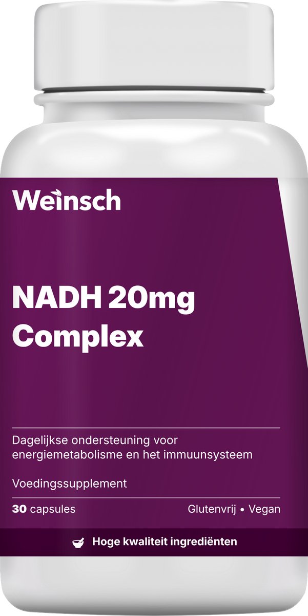 Weinsch NADH 20mg Complex | 460mg | 30 capsules