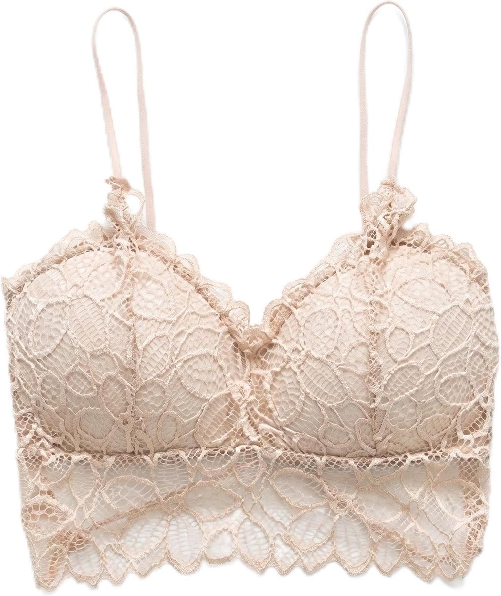 Beha met lage rug, dames tanktop sexy kant buikvrij camilose top V-hals kanten top bralettes