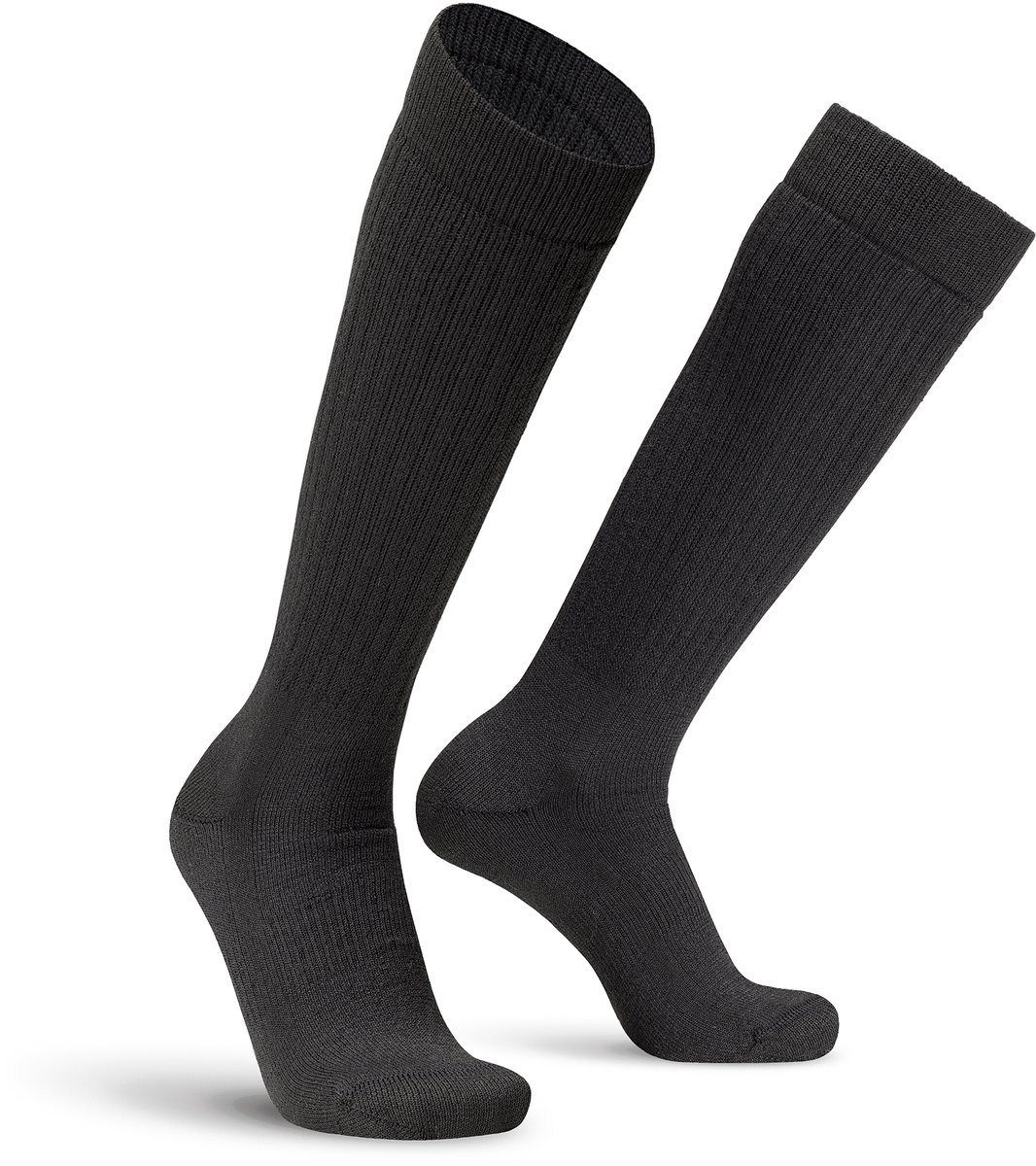 Worik - 2-Pack - Zachte Kniekousen - Dry Tech - Heren / Dames - zwart - 41-43 - SOFK