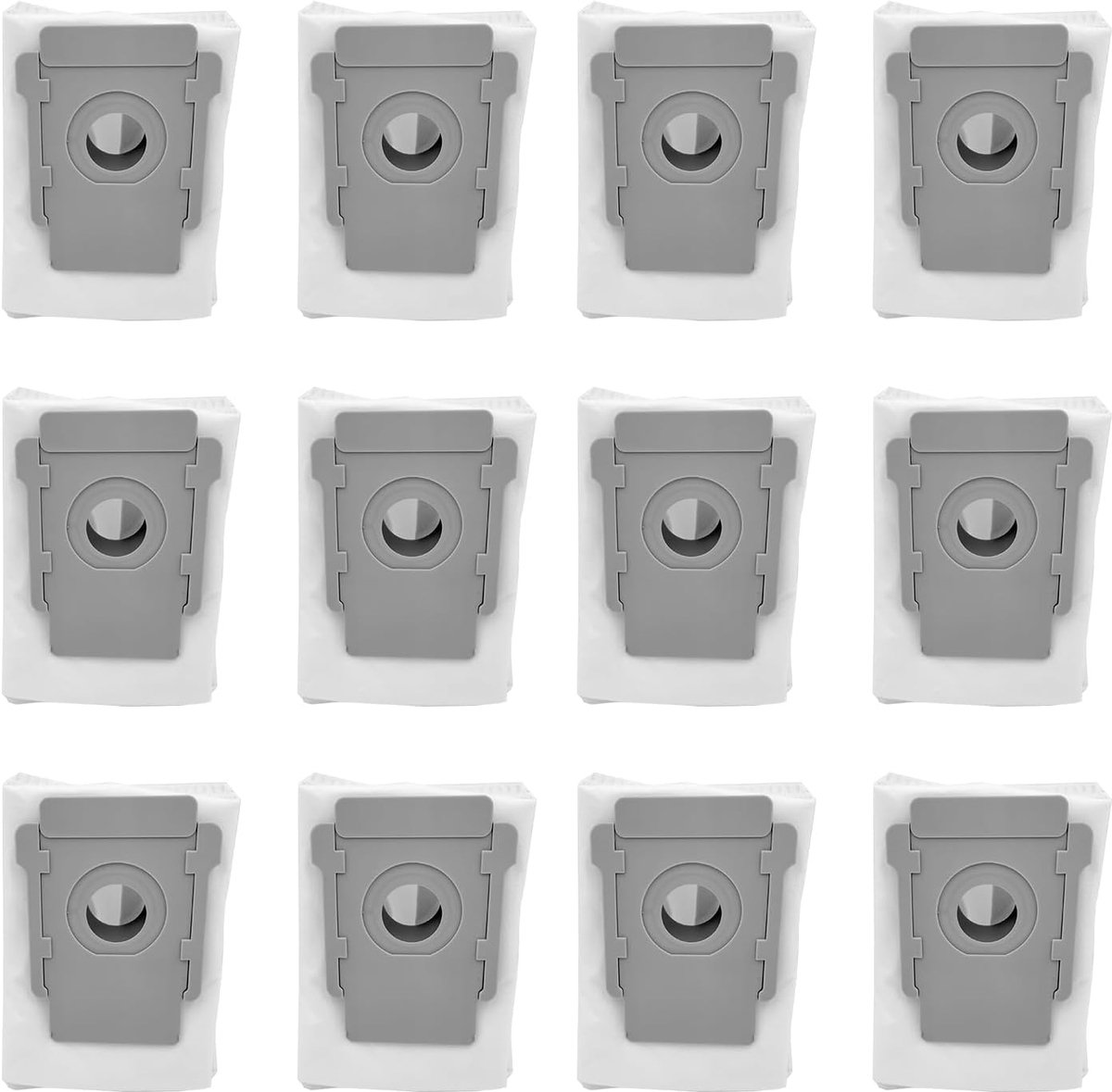 12 pack Roomba j7 zakken compatibel voor iRobot Roomba i7 stofzak i7 plus j7+ i3 i6+ i8 plus S9+ Plus E5 E6 E7 Serie zakken verwijderingszakken voor alle Clean Base modellen (12)